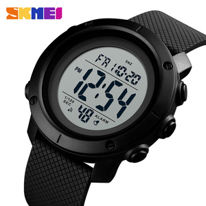 <span class=keywords><strong>Skmei</strong></span> <span class=keywords><strong>1426</strong></span> Montre Digitale de Sport Noire pour Homme Étanche 50 Mètres Style Tendance Multifonction - Product Image 2