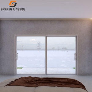 ประตูกระจกโรงรถสำหรับบ้านกระจกประตูสไลด์หน้าต่างกันลม - Product Image 3