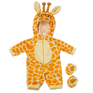 2025 Venta directa de fábrica de alta calidad Animal de dibujos animados de peluche de 18 pulgadas Baby Doll Bodysuit Doll Jumpsuit Accesorio - Product Image 2