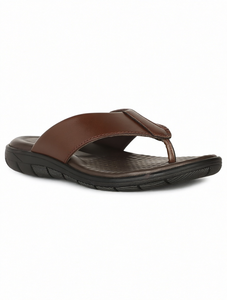 Sandalias de Hombre con Aspecto de Cuero, Chanclas con Punta Cerrada, Transpirables, Antideslizantes, para Playa y Exteriores, Talla Grande - Product Image 1