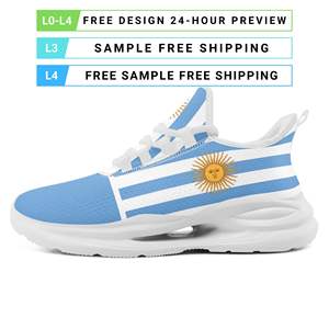 Chaussures de sport à lacets personnalisées <span class=keywords><strong>avec</strong></span> nom d'équipe imprimé sur demande, fabrication directe usine, OEM ODM, baskets personnalisées pour fans FN079-26027048-2 - Product Image 3