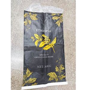 Bolsita de embalaje de papel Kraft blanco Impresión Rosa <span class=keywords><strong>Colombia</strong></span> Especialidad Verde 30KG Peso neto Granos de café Tejido Bolsa de PP - Product Image 5