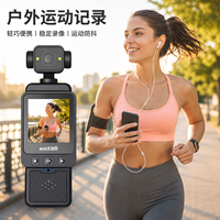 Cámara de Acción HD 1080P Antivibración con Lente Giratoria de 360 Grados, WiFi, Visión Nocturna, Grabadora de Video Deportiva, para Ciclismo y Vlogs