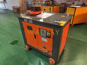 Máquina de doblar barras de refuerzo de escritorio de bajo consumo: Equipo de procesamiento de estribos de acero de baja potencia. - Product Image 3
