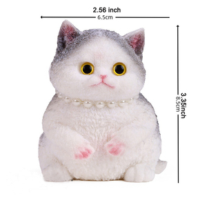 Jouets anti-stress TPR faits main, adorables jouets chaton unisexes pour la réduction de l'anxiété, jouets à presser pour enfants - Product Image 6