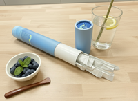 Pailles en herbe compostables de qualité supérieure, écologiques, 200 mm, 10/20 pièces par lot, pour boissons chaudes et froides