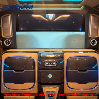 Accessoires intérieurs de luxe pour fourgonnette : cloison de voiture avec TV, barre latérale dissimulée, siège pour Vito Sprinter W447 V260 V250