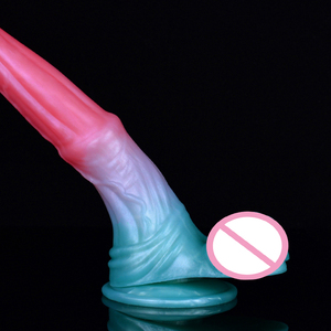 Fabrika fiyat hayvan kadın vajina mastürbasyon yapay penis silikon büyük enayi fantezi yetişkin seks oyuncakları ile anal plug at yapay penis - Product Image 5