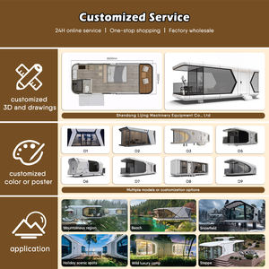 Casa Prefabbricata Personalizzata All'Ingrosso, Modulare, Tiny House, Cabina, Sleep Pod, Capsula Spaziale di Lusso per Esterni, Letto per Hotel, Casa Mobile - Product Image 6