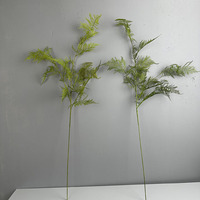 Centres de table de mariage en feuille de fougère avec touche réelle Décoration de la maison Plantes artificielles de verdure en plastique Simulation Graduation Fête des mères
