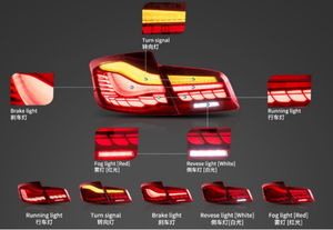 Para BMW 5 eries F10 F18 M5 520i 530i 535i 540i 528i 2011-2019 luces traseras LED luz trasera lámparas traseras LED dinámico completo - Product Image 6