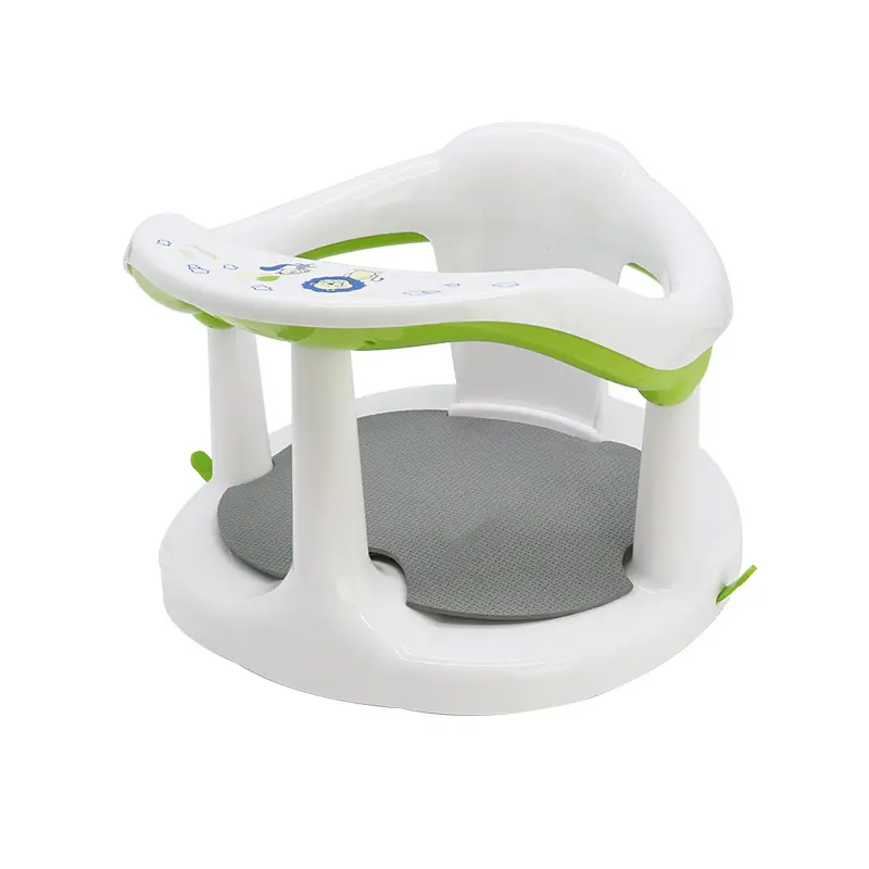 Cute Shape Baby Shower Chairs for Tub Sitting up Maxmit Baby Bath Seat Non-Slip Baby Bath Chair for Bathtub Baby Shower Chair Baby Bathtub Seat for Sit-Up Bathing with Backrest Support and Suction Cups White 