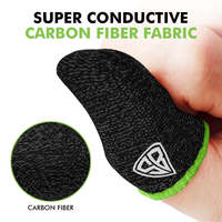 Les manchons de doigts en fibre de carbone ultra-fins et respirants sont antidérapants, absorbant la transpiration, résistants aux déchirures et durables.