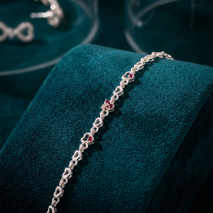 Enveloppe à motif en forme de cœur pour femmes en argent antique pour Bracelet Trendy Fashion Chain & Link Jewelry Accessory - Product Image 3