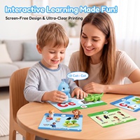 Vente en gros d'usine ODM OEM : Jouets éducatifs interactifs pour l'apprentissage de l'anglais pour tout-petits, avec lecteur de cartes flash parlantes de plus de 600 mots