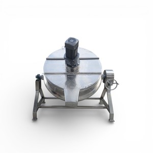 Marmite industrielle à double enveloppe de 100-500 L pour bouillon d'os et soupes – Équipement de cuisine professionnelle - Product Image 1