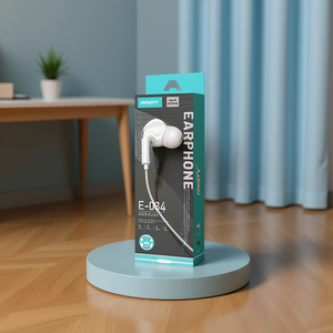 Écouteurs Ansty E-034 avec microphone, son basse, écouteurs filaires pour la musique - Product Image 3