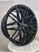 Sur mesure 12000T Forgé |   Norme DOT |   MOQ 4 S1-00091 18-24 Jantes en alliage noir brillant avec design en maille pour BMW M5 Série 5