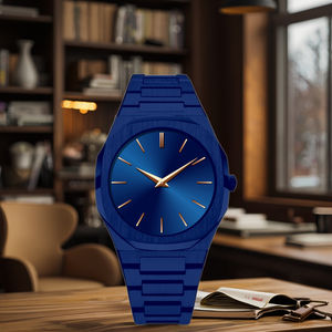 Montre-bracelet de plongée automatique en acier inoxydable de luxe haut de gamme avec logo personnalisé pour hommes avec cadran à aiguille résistant à l'eau ODM OEM - Product Image 4
