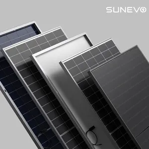 SunEvo Eu Warehouse TOPCon Ultra Black Pv Panels 610W 615W 620W 625W 630W Greenhouse Solar Panel