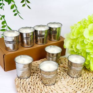 Bougie parfumée anti-moustiques à l'huile de citronnelle, cire végétale, parfum léger pour usage intérieur/extérieur, camping, maison - Product Image 1