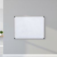 Tableau Blanc Magnétique pour Salle de Classe, Cadre en Aluminium, Effaçable à Sec pour Bureau et École