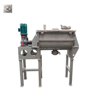 Mélangeur à ruban horizontal FKJX 50-5000KG avec moteur intégré pour la transformation alimentaire et plastique, revêtement en poudre haute précision