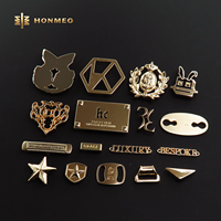 HONMEO Étiquette Métallique Personnalisée OEM ODM en Alliage de Zinc pour Vêtements - Plaque Logo Plaquée pour Sacs, Chaussures et Vêtements - Usine depuis 1991