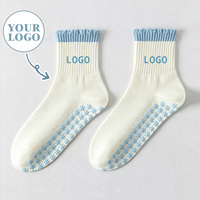 Vente en gros personnalisée, chaussettes de Pilates, chaussettes de yoga, chaussettes de sport, sur mesure basées sur des images