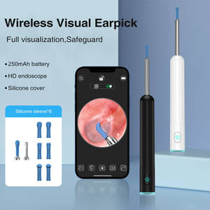 Ferramenta otoscópio visual sem fio, 5mp wifi usb do preço da boa qualidade com cabeça de silicone - Product Image 6