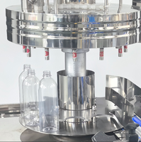 Máquina Compacta para Llenado de Botellas de Agua, 500BPH, 12 Cabezales, Instalación Plug and Play, para Botellas PET de 500ml-2L