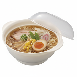 Inomata ciotola di Ramen in plastica a microonde per servire e riscaldare il tuo piatto di Noodle preferito - Product Image 1