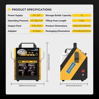 AUTOOL AST612 Machine de vidange d'huile de frein pour voiture avec bouteille de recyclage de 1L, kit de pompe de purge de liquide de frein pour B-enz