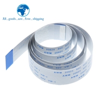 TZT 15 Pin Ribbon Flex CSI Cable avec 10cm 20cm 30cm 40cm 50cm 60cm Longueur pour Raspberry Pi 3 Modèle B +/3/2 Caméra