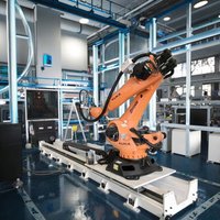 Mesin Robot ukir 3D 7 poros, mesin CNC Router komponen inti PLC & Mesin