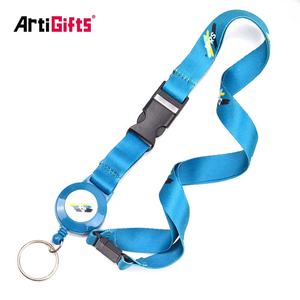 Gancho de Seguridad de Plástico con Logotipo Personalizado, Cordón Retráctil para Collar con Porta Identificación - Product Image 2