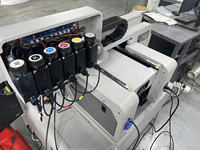 Imprimante à plat UV DTF A3, machine d'impression numérique pour étiquettes en cristal avec 4 têtes d'impression Epson I3200