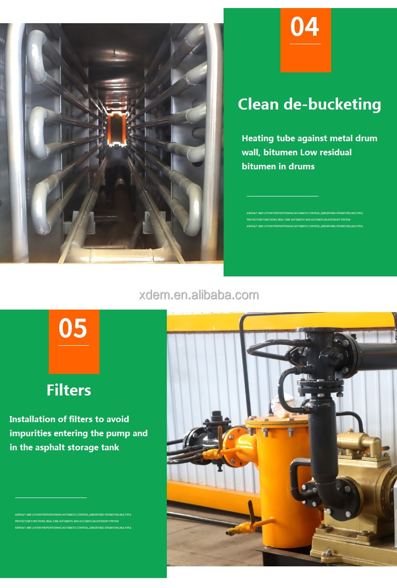 Intelligent Asphalt Mopping Equipment Bucket Heating Automated Emulsified
