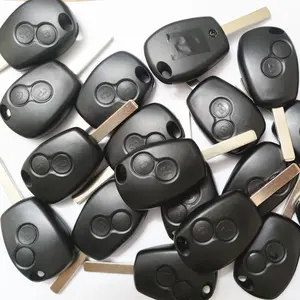 Clé de voiture à distance <span class=keywords><strong>2</strong></span> boutons 433MHz PCF7947 PCF7946 Chip pour <span class=keywords><strong>Renault</strong></span> Duster Modus Clio 3 <span class=keywords><strong>Twingo</strong></span> DACIA Logan Sandero Kangoo - Product Image 1