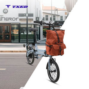 Vélo électrique pliable TXED Japan 16 pouces, cadre en aluminium super léger, moteur arrière 36V 250W, pour les trajets quotidiens, vélo électrique pliable 3 volets - Product Image 1