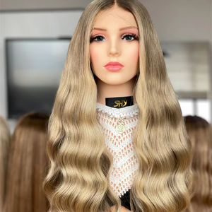 Venta caliente personalizada peluca con malla frontal de pelo virgen 24 pulgadas de encaje transparente de alto diseño para mujeres - Product Image 1