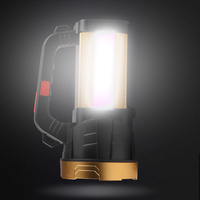 Lampe torche LED puissante, projecteur robuste, étanche, rechargeable par USB, lampe de chasse longue portée, lumière latérale, 3 modes