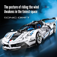 XINZHUAN XZ0016 2026 MOC City Racing Car Hypercar Model Sports Car Vehicle Bricks Toys for Kids Boys Gifts Building Blocks Sets