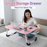 Bureau d'ordinateur mobile moderne pliable AOR avec plateau en MDF, design compact pour salon, bureau à domicile