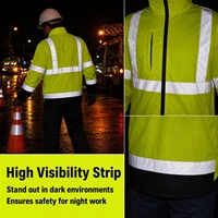 Veste de travail réfléchissante sur mesure pour charpentier et électricien, en tissu Ripstop résistant aux déchirures, pour chantier