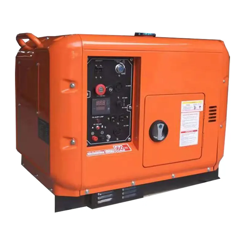 Venda quente Portátil Monofásico Alternador Pequeno Poder Air Cool Genset 3kw 5kw 10kw 12kva Diesel Generator Set Melhor Preço