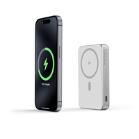 Batería Externa Magnética Qi2 P17 de Carga Inalámbrica con Soporte Plegable, Carga Rápida de 15W y 10000mAh