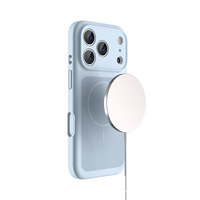 Funda Magnética de Silicona Líquida para iPhone 17 con Botón de Captura IA, Protección, Magnetismo Fuerte, Tacto Sedoso, Antipolvo, Ajuste Delgado
