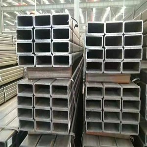 Penjualan langsung dari pabrik pipa baja karbon Q235 Q345 <span class=keywords><strong>S235jr</strong></span>-tabung persegi dan bagian tabung berongga persegi panjang Harga besi Per Ton - Product Image 1