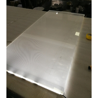 Feuille de diffuseur de lumière acrylique de 4mm en PMMA décousable pour boîte à lumière rétroéclairée
